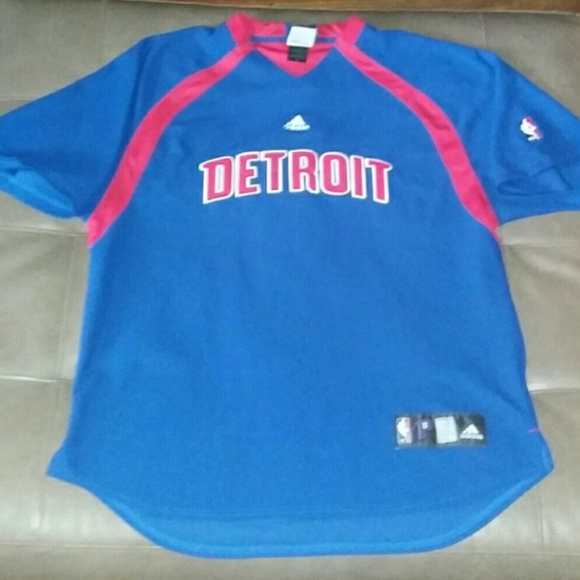 adidas Other - 2006 Adidas Detroit Pistons Shoot Around Practice Jersey Vintage